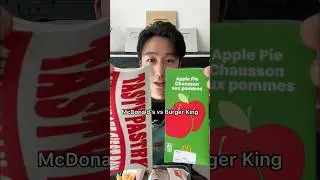 McDonald&rsquo;s Pie vs Burger King Pie (Faceoff) #fastfoodreviews #food #pie #applepie #dessert