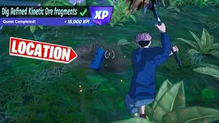 Dig Refined Kinetic Ore fragments around Rumble Ruins | Slones's Quests
