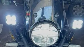 Royal enfield himalayan 450 foglight install  step-by-step #adventuremotorcycle #himalayan450