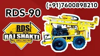 Best mini Core Drilling Rig for Geo tech and Soil Testing RDS-90 4x4 Trolly Mounted Drilling Rig