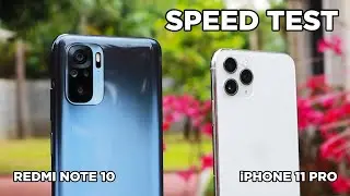 Redmi Note 10 vs iPhone 11 Pro SPEED TEST | Zeibiz