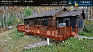 Stone Lake, WI Cabin Rental on Private Lake | Hungry Lake Rd | CJ Damaske