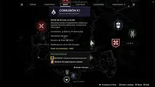 Lost Sector Moon Communion K1 MASTER
