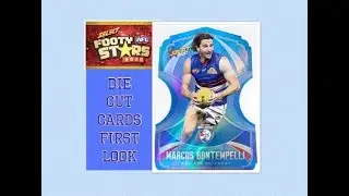 AFL Slect Footy Stars 2020 Ice Blue Die Cut Card Revealed!