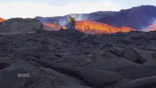 Быстро текущая лава