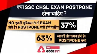 क्या Students भी चाहते है के SSC CHSL Exam Postpone हो? SSC CHSL Postponed 2021 #SSCCHSL #CHSL
