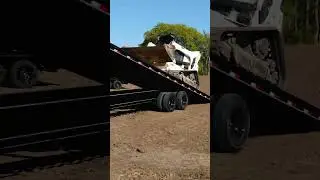 The Tandem Dual Full Tilt Flatbed Trailer #shorts