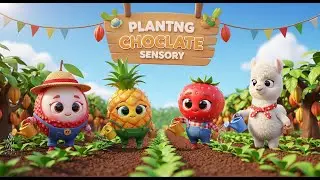 🌼 Let&rsquo;s Learn Gardening 🌱 | Fruits & Plants for Kids 🍓 | Kids Sensory Word