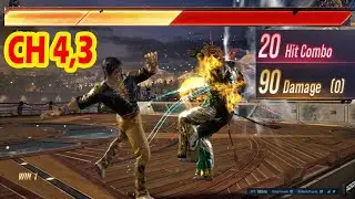 Tekken 8 Law Max Damage Combos from CH 4,3