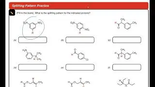 H1 NMR: Determining Splitting Pattern (Multiplicity) &ndash; Theory of Splitting and Splitting Examples