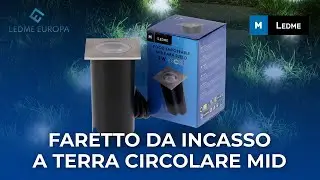 Faretto LED da Incasso a Pavimento MID IP67 | M LEDME 9W 3CCT