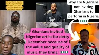 Nigerians are not inviting ghanians to perform for Detty December..Ghanian cries out!!🇳🇬🇳🇬#nigeria