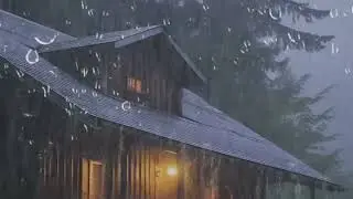 Rainy Day Dreaming: Comfort Bed, Raindrop Melody, and a Scenic View