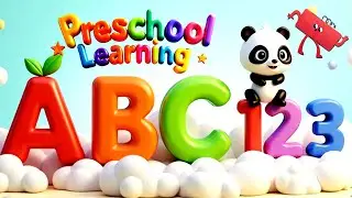 Preschool Learning activities for 3 year olds at home | Learn ABC Phonics Shapes Numbers Colors 🌈