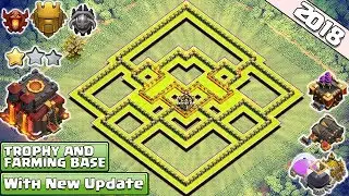 BEST! NEW! Town Hall 10 Base for 2018 | th10 Trophy and Farming Base 2018 - Clash of Clans