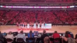 The Scarlets Dance Team Nebraska Women's Basketball 2023-24