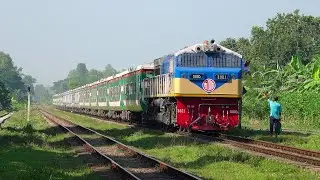 Mohanagar Provati Express Train taking Paper Line Clearance (PLC) while going through Baro Takia