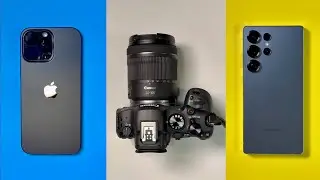 Camera KING 2025? iPhone 16 Pro Max vs S25 Ultra vs R6 Mark II!