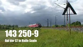 DR Lack 143 250-9 im Personenverkehr 2020 Halle Saale S7