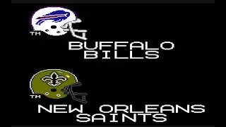Tecmo Super Bowl 2025 Season NO vs BUF week 4⚜️🦬🏈