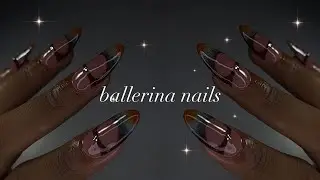 EARTHY BALLERINA NAILS🩰✨| Nail Reserve LA Polish Review + questionable nail art🥲