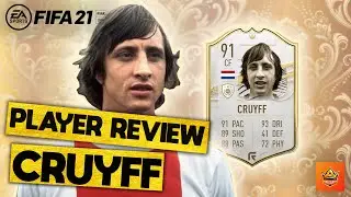 FIFA 21 JOHAN CRUYFF 91 REIVIEW!! THE BEST ICON IN THE GAME?!?!