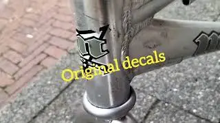 Mosh pro XL CU 92 Vintage 90's BMX frame and Fork