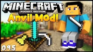 [0.9.5] Наковальни в MCPE - Мод на наковальни - Minecraft PE