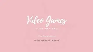 Video Games - Lana del Ray - String Duet Violin and Cello - Sheet Music - Violin Viola Cello