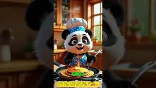 🐼🥞 Baby Panda Makes Magical Pancakes | Cute & Fun Kids Story Shorts