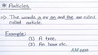 Article in english grammar with examples / Article in english grammar || @Ayush44100 || #education 