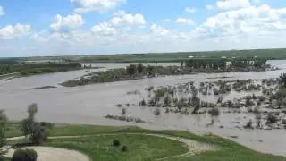 Today along the Bow River - Carseland - Flood 2013