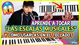 APRENDE a Tocar las ESCALAS musicales en el PIANO o TECLADO facil