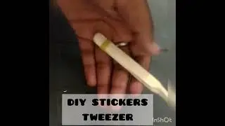 DIY STICKER TWEEZER | The Colours co.