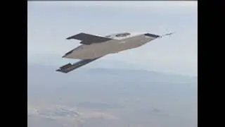 Stealth Drone Drops a Smart Bomb | X-45A GPS-Guided Weapon Test