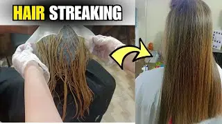 HAIR STREAKING KARNE KA TARIKA || SAIMA IMRAN BEAUTY TECHNIQUES