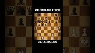 Epic Chess Puzzle 🧩 | #chess #chesspuzzle #shorts