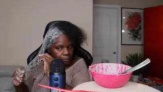 TRYING ANCIENT MAYAN INDIAN CLAY ASMR TEXTURE HAIR ROUTINE