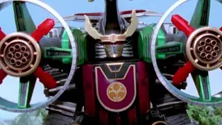 Power Rangers Ninja Storm - I Love Lothor - Samurai Thunder Megazord - First Battle
