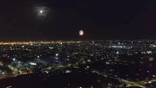 Año nuevo y fuegos artificiales en la zona sur de Santiago con drone #añonuevo #fuegosartificiales