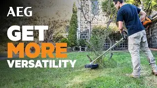 GET MORE with the 18V Brushless 33cm Line Trimmer 4.0Ah FORCE Kit