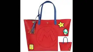 Super Mario Mixed Icons Tote Bag