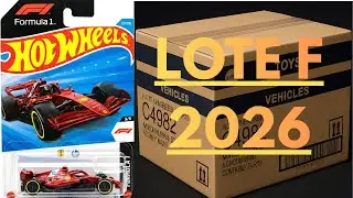 TODAS AS NOVIDADES DO LOTE F DA HOTWHEELS 2026 - Formula 1 da Ferrari e muito mais!