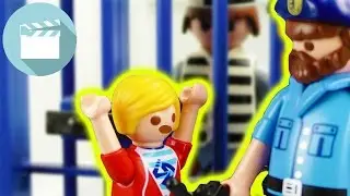 MARVIN LANDET bei der POLIZEI! WAS hat er VERBROCHEN?! | Playmobil Film Deutsch
