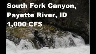 WHITEWATER KAYAKING, CANYON RUN, PAYETTE RIVER, 1,000 CFS, 7-16-2021