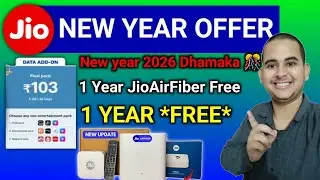 Jio Wifi 1 year FREE Trail | How to get Jio Wifi for free, Launch Happy New Year Offer 2026?