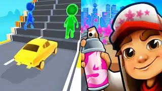 Shape shifting VS Subway Surfers - All Level Gameplay Android iOS Ep7