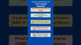 5 Certifications for Veteran-Owned Businesses!