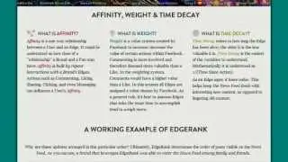 What is Facebook edgerank?