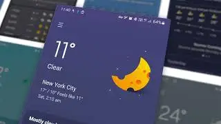 Samsung weather app animations